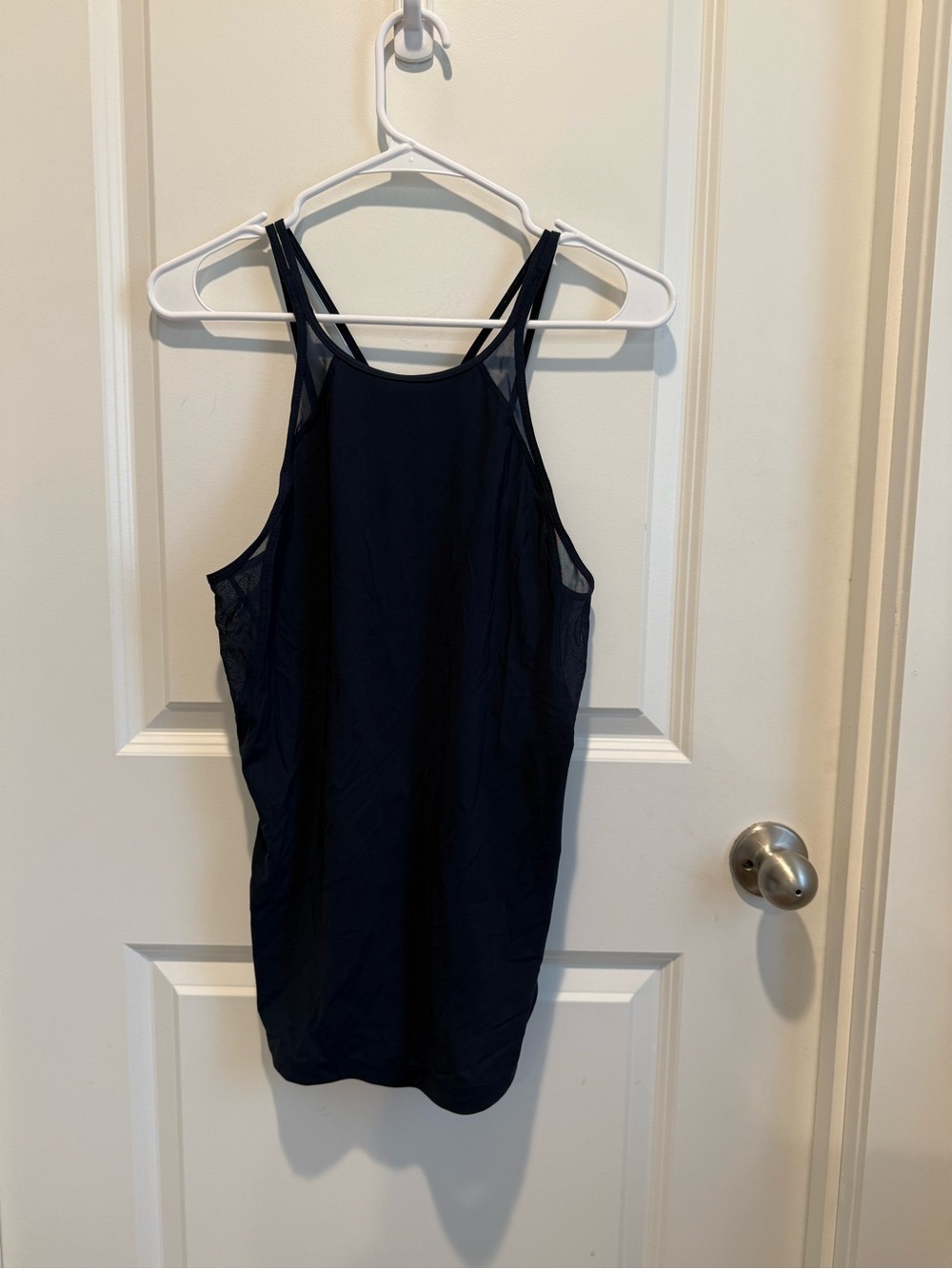 Lululemon Navy Mesh Racerback Workout Tank Top Size Small